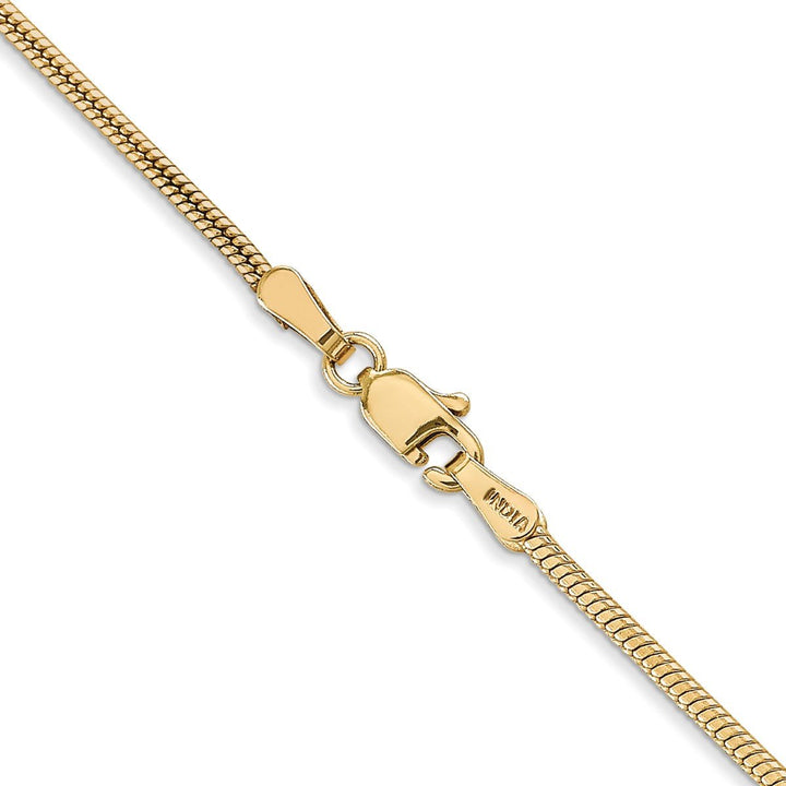 Gold 1.6mm Snake Chain, 16" - Chain - Design Jewellers Edmonton