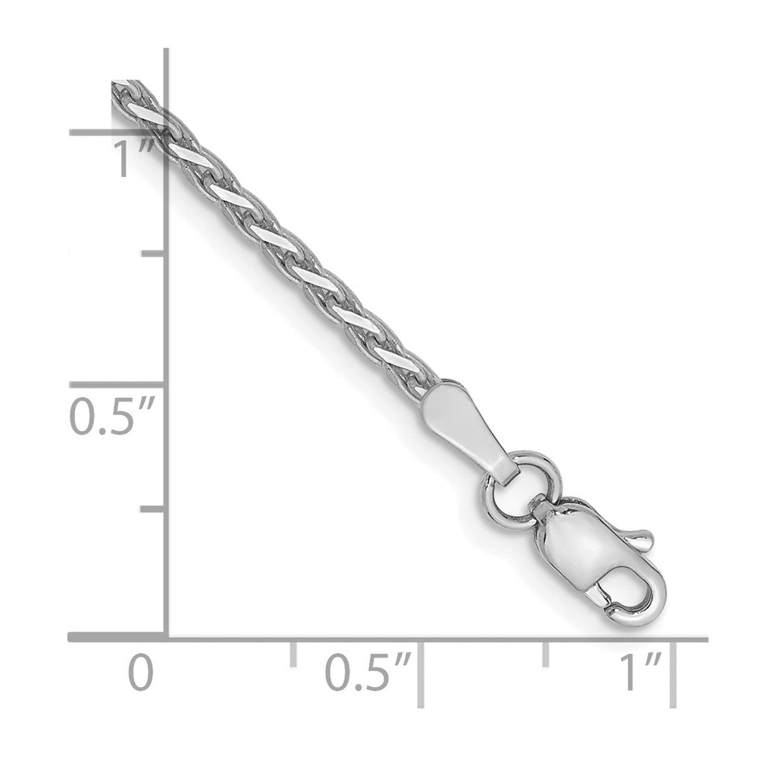 Gold 1.6mm Spiga (Wheat) Chain, 10