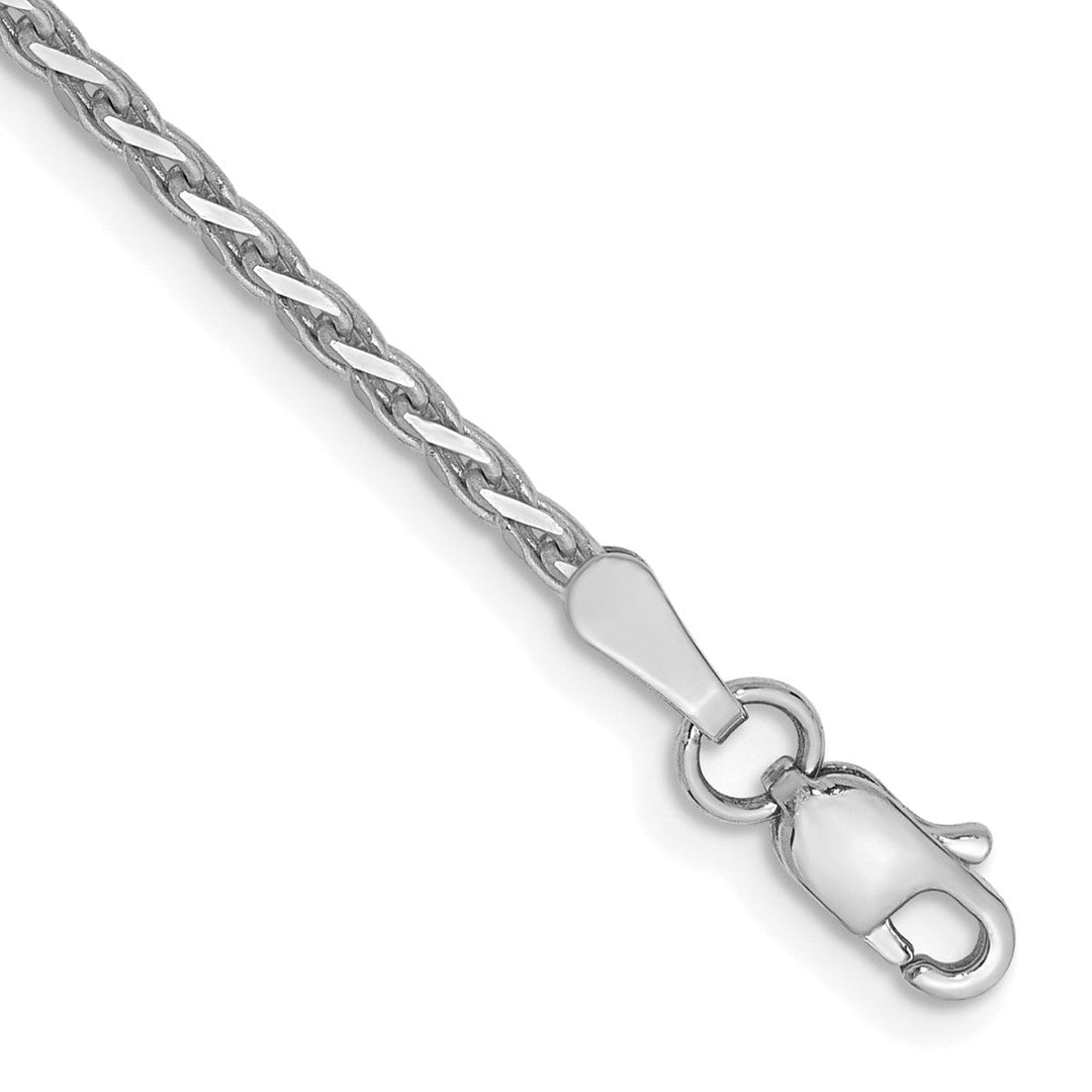 Gold 1.6mm Spiga (Wheat) Chain, 10"