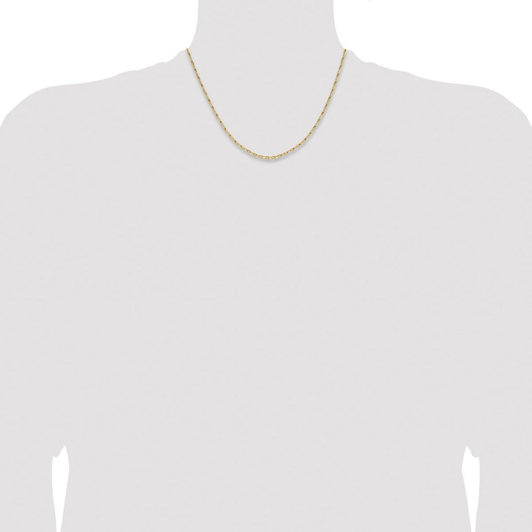 Gold 1.75mm Open Link Chain, 18