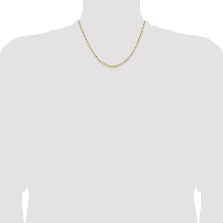 Gold 1.75mm Open Link Chain, 18" - Chain - Design Jewellers Edmonton
