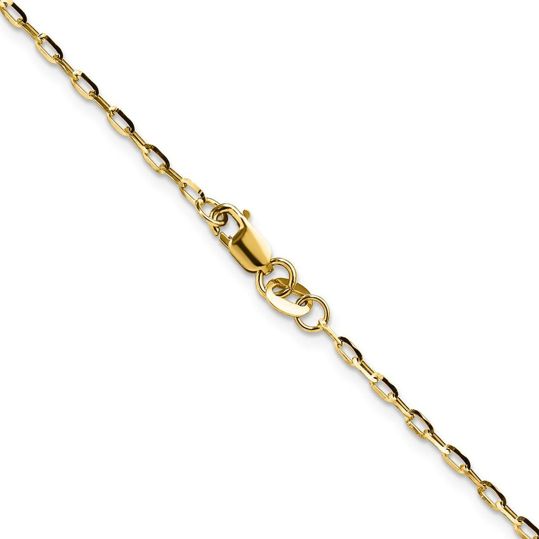 Gold 1.75mm Open Link Chain, 22