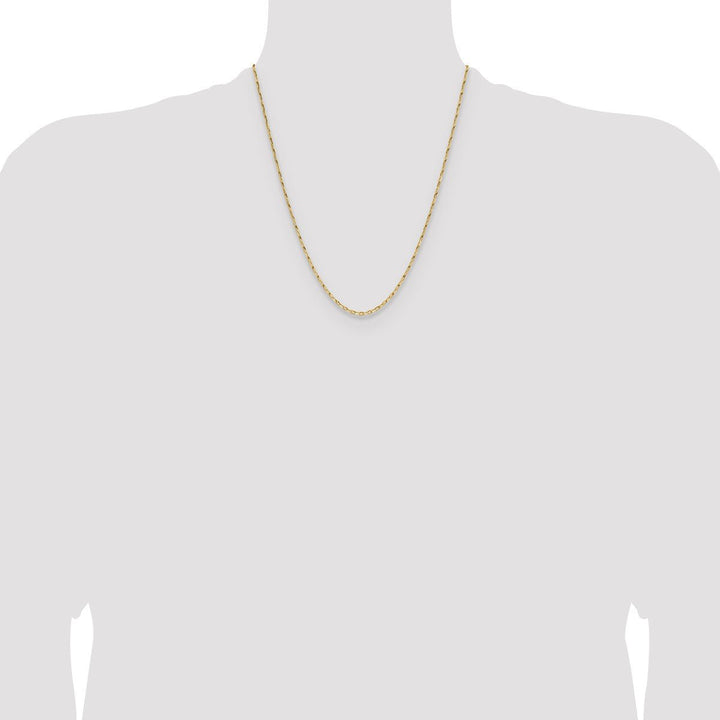 Gold 1.75mm Open Link Chain, 22" - Chain - Design Jewellers Edmonton