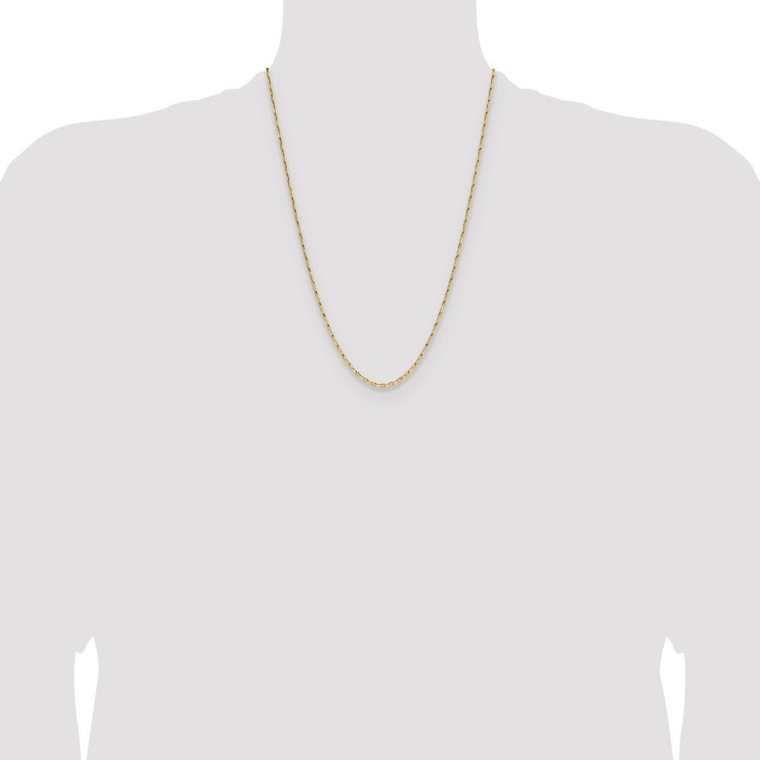 Gold 1.75mm Open Link Chain, 24