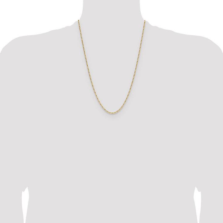 Gold 1.75mm Open Link Chain, 24" - Chain - Design Jewellers Edmonton