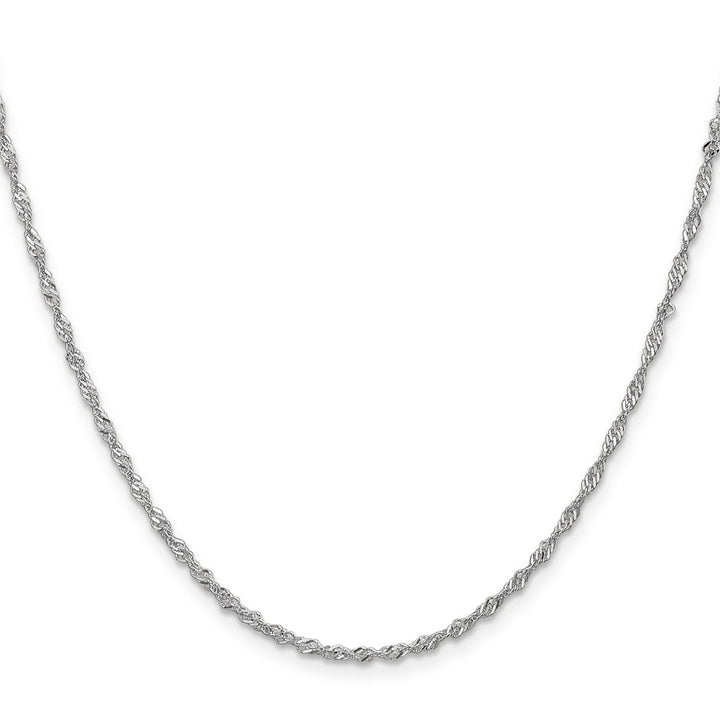 Gold 1.7mm Singapore Chain, 16" - Chain - Design Jewellers Edmonton