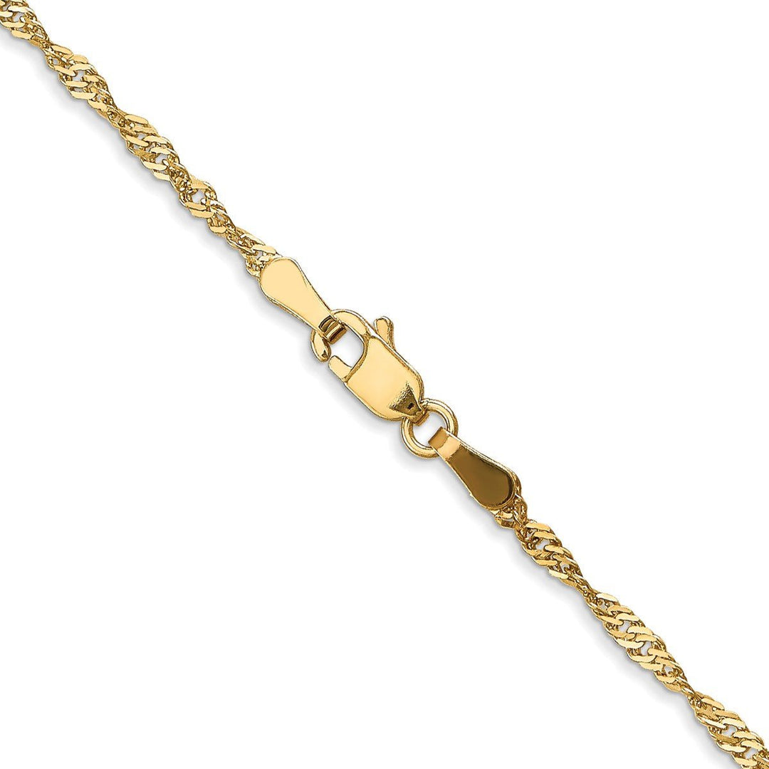 Gold 1.7mm Singapore Chain, 24