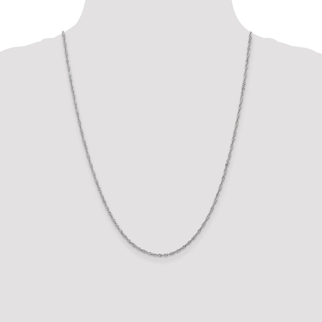 Gold 1.7mm Singapore Chain, 24