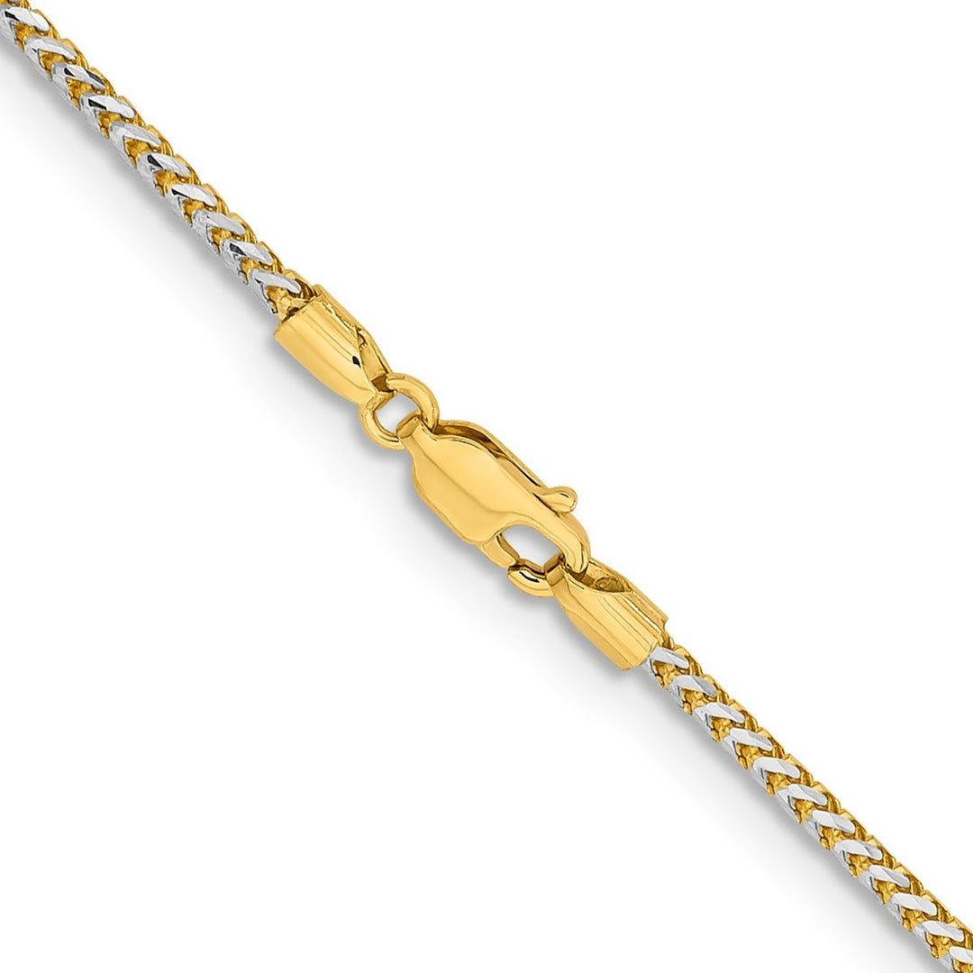 Gold 1.85mm Spiga (Wheat) Chain, 24