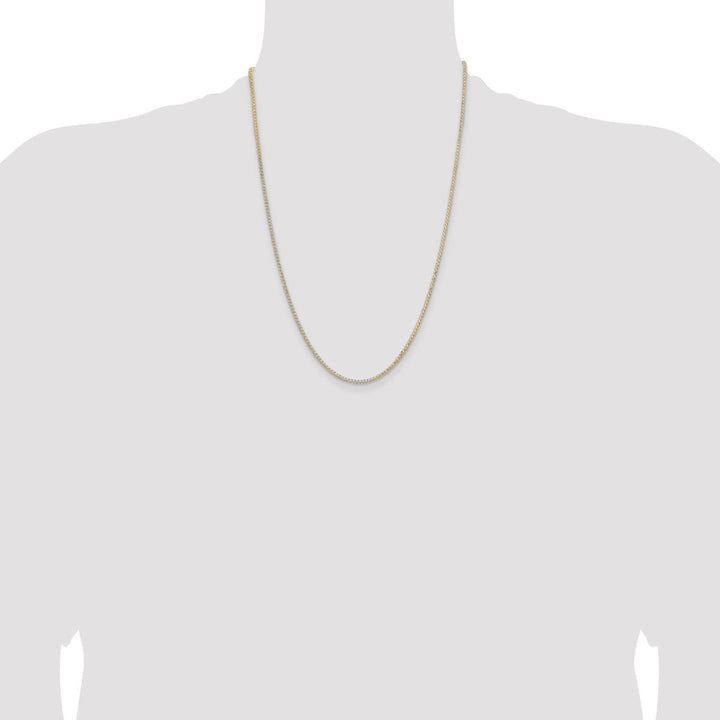 Gold 1.85mm Spiga (Wheat) Chain, 24" - Chain - Design Jewellers Edmonton