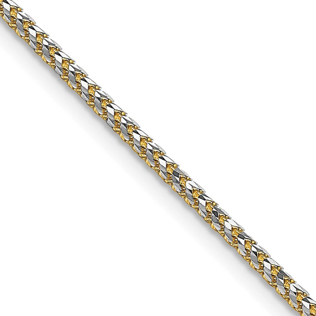 Gold 1.85mm Spiga (Wheat) Chain, 24"