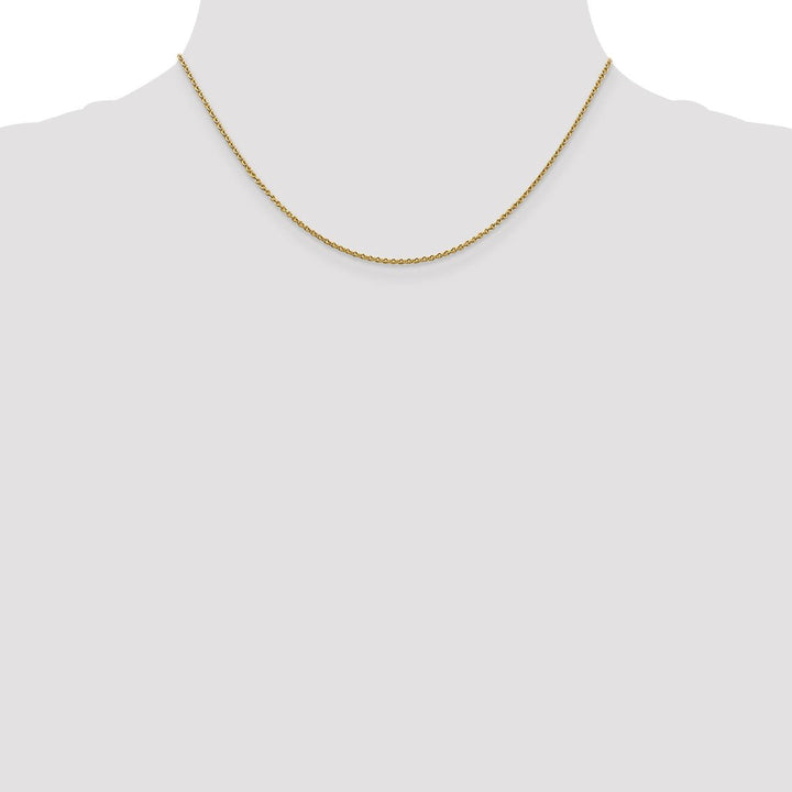Gold 1.8mm Cable Chain, 16" - Chain - Design Jewellers Edmonton