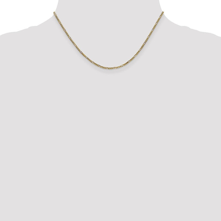Gold 1.8mm Figaro Chain, 16" - Chain - Design Jewellers Edmonton