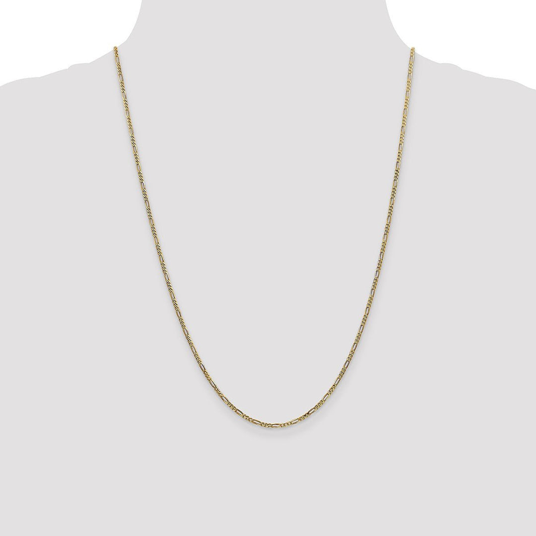 Gold 1.8mm Figaro Chain, 24