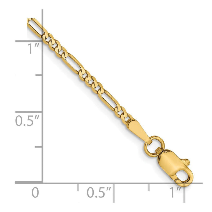 Gold 1.8mm Figaro Chain, 7" - Chain - Design Jewellers Edmonton