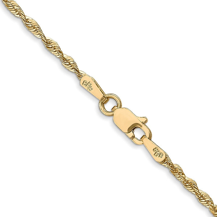 Gold 1.8mm Rope Chain, 1" - Chain - Design Jewellers Edmonton