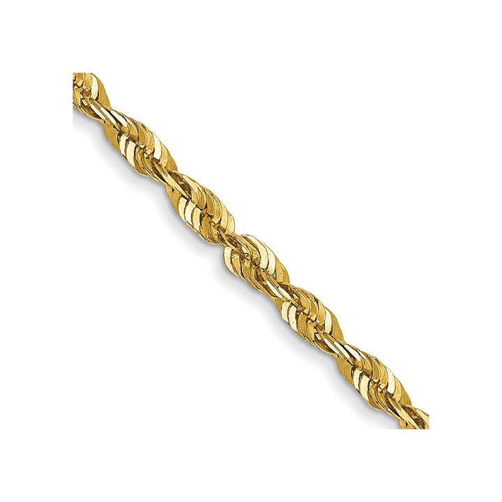 Gold 1.8mm Rope Chain, 1" - Chain - Design Jewellers Edmonton