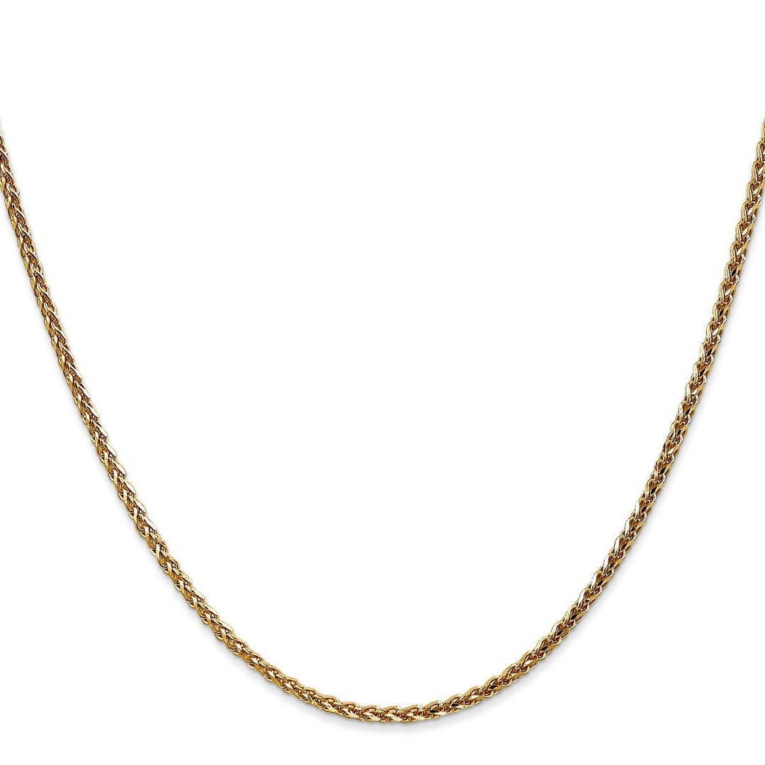 Gold 1.8mm Spiga (Wheat) Chain, 20