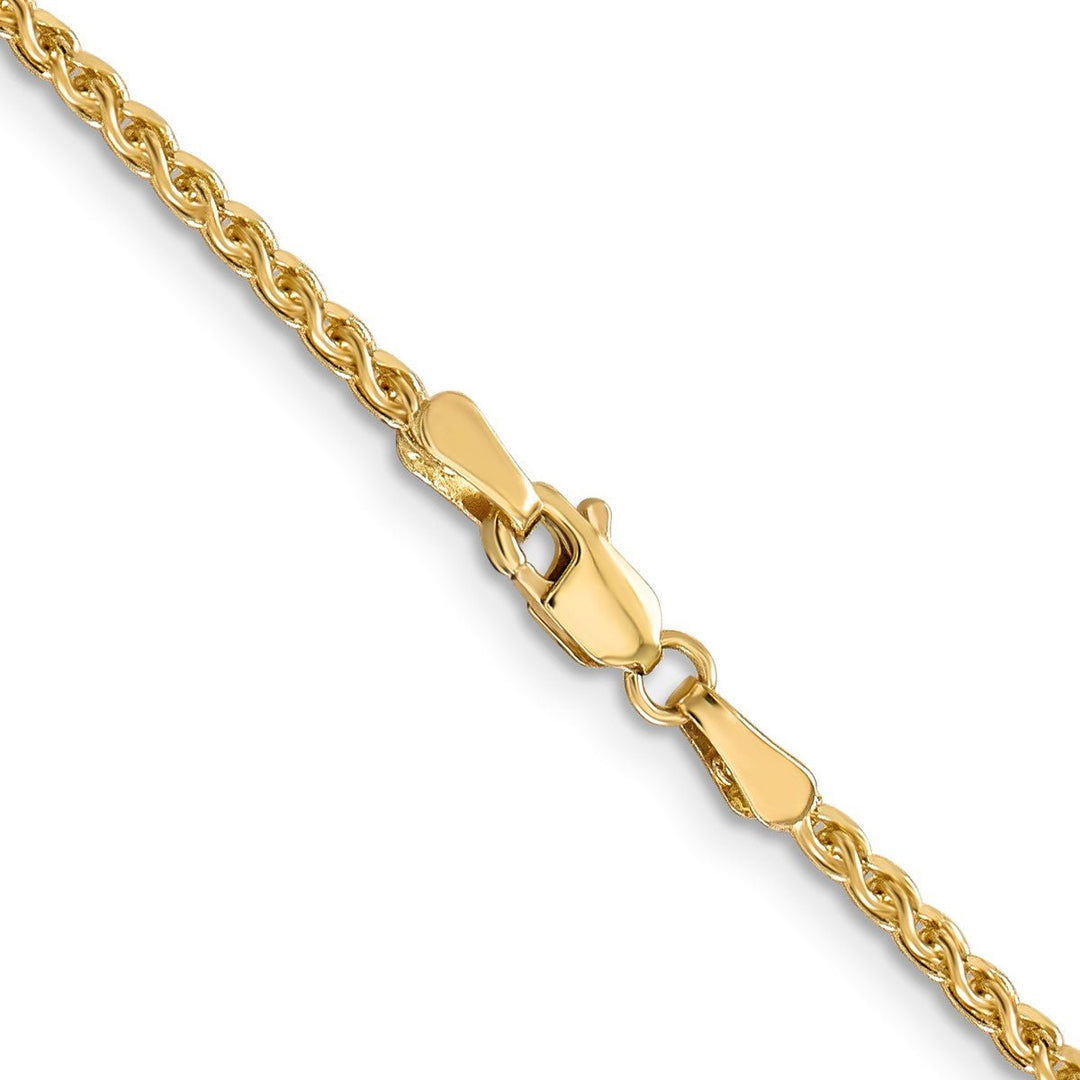 Gold 1.8mm Spiga (Wheat) Chain, 20
