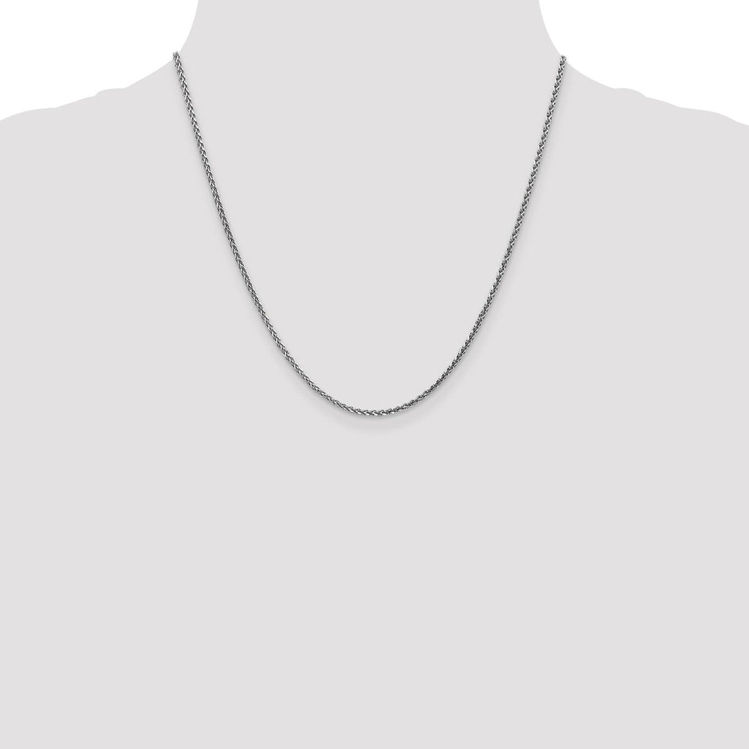 Gold 1.8mm Spiga (Wheat) Chain, 20