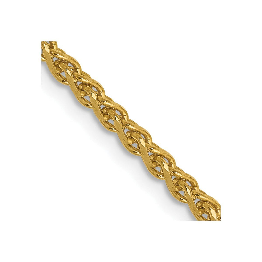 Gold 1.8mm Spiga (Wheat) Chain, 24"