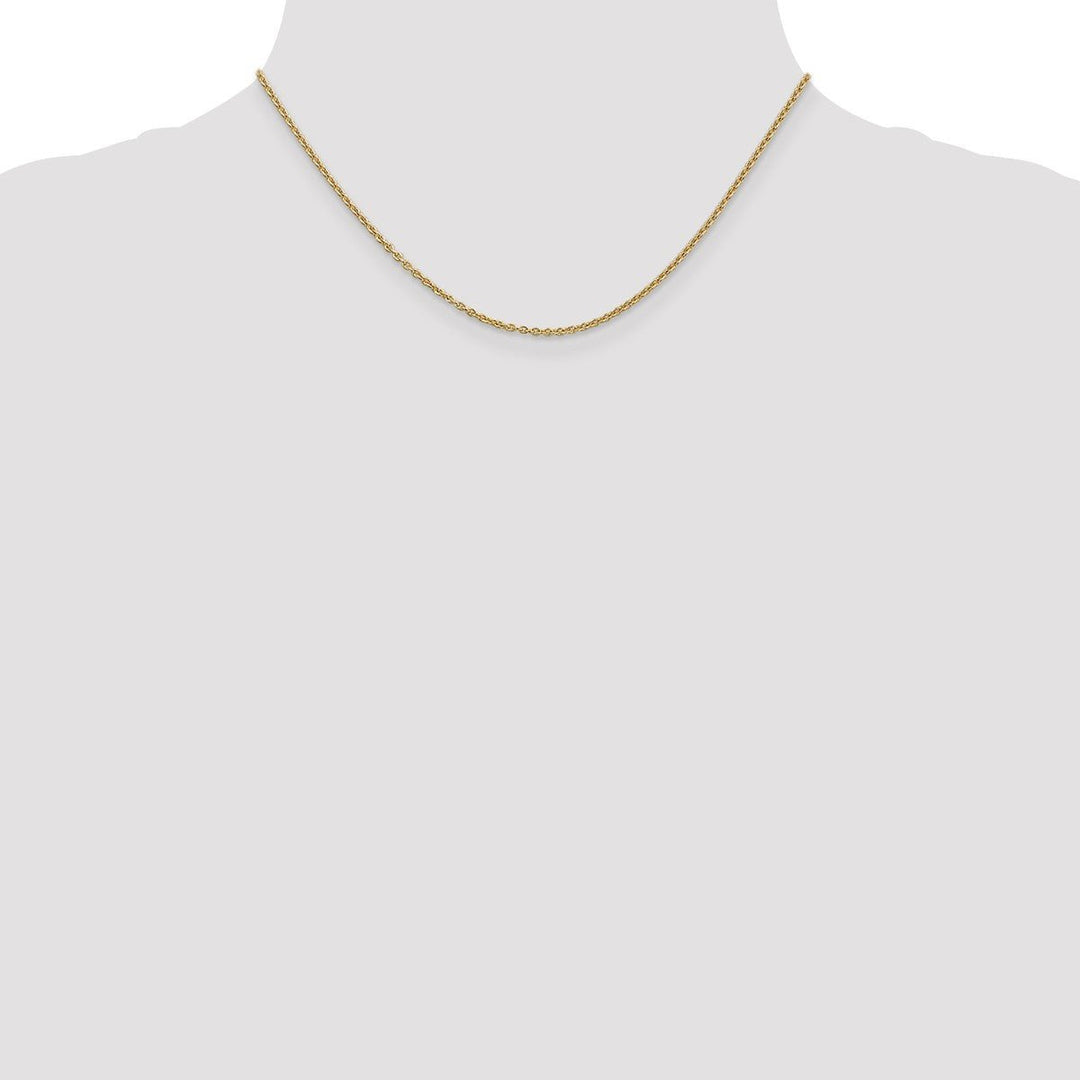 Gold 1.95mm Cable Chain, 16