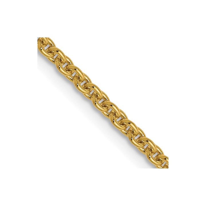 Gold 1.95mm Cable Chain, 18" - Chain - Design Jewellers Edmonton