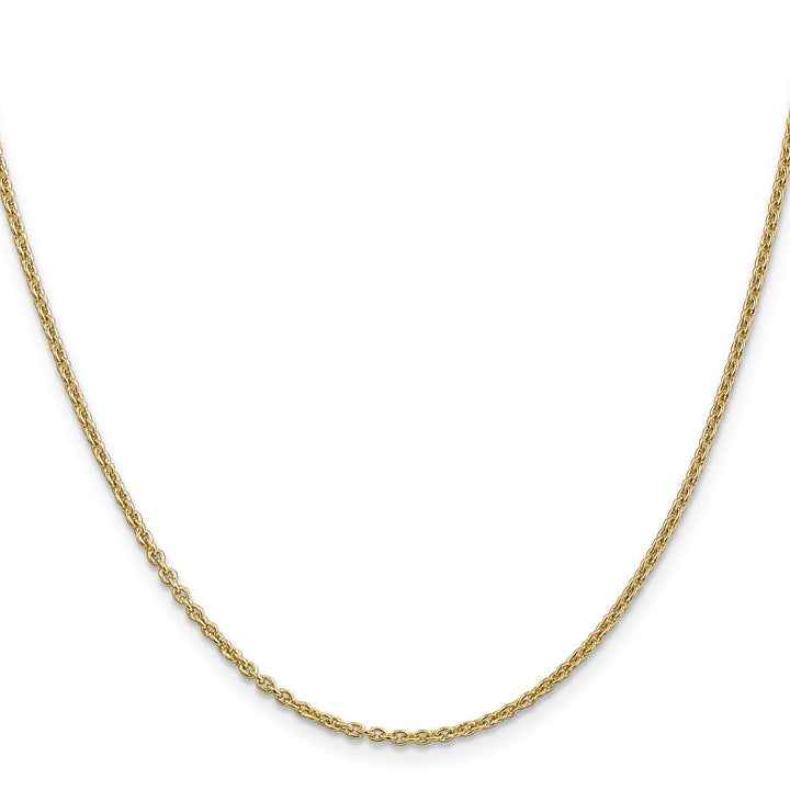 Gold 1.95mm Cable Chain, 18" - Chain - Design Jewellers Edmonton