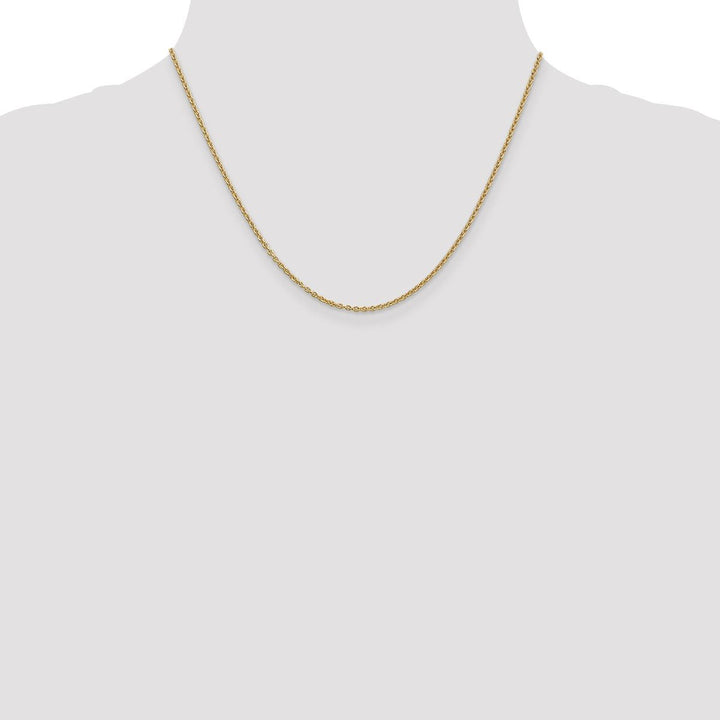 Gold 1.95mm Cable Chain, 18" - Chain - Design Jewellers Edmonton