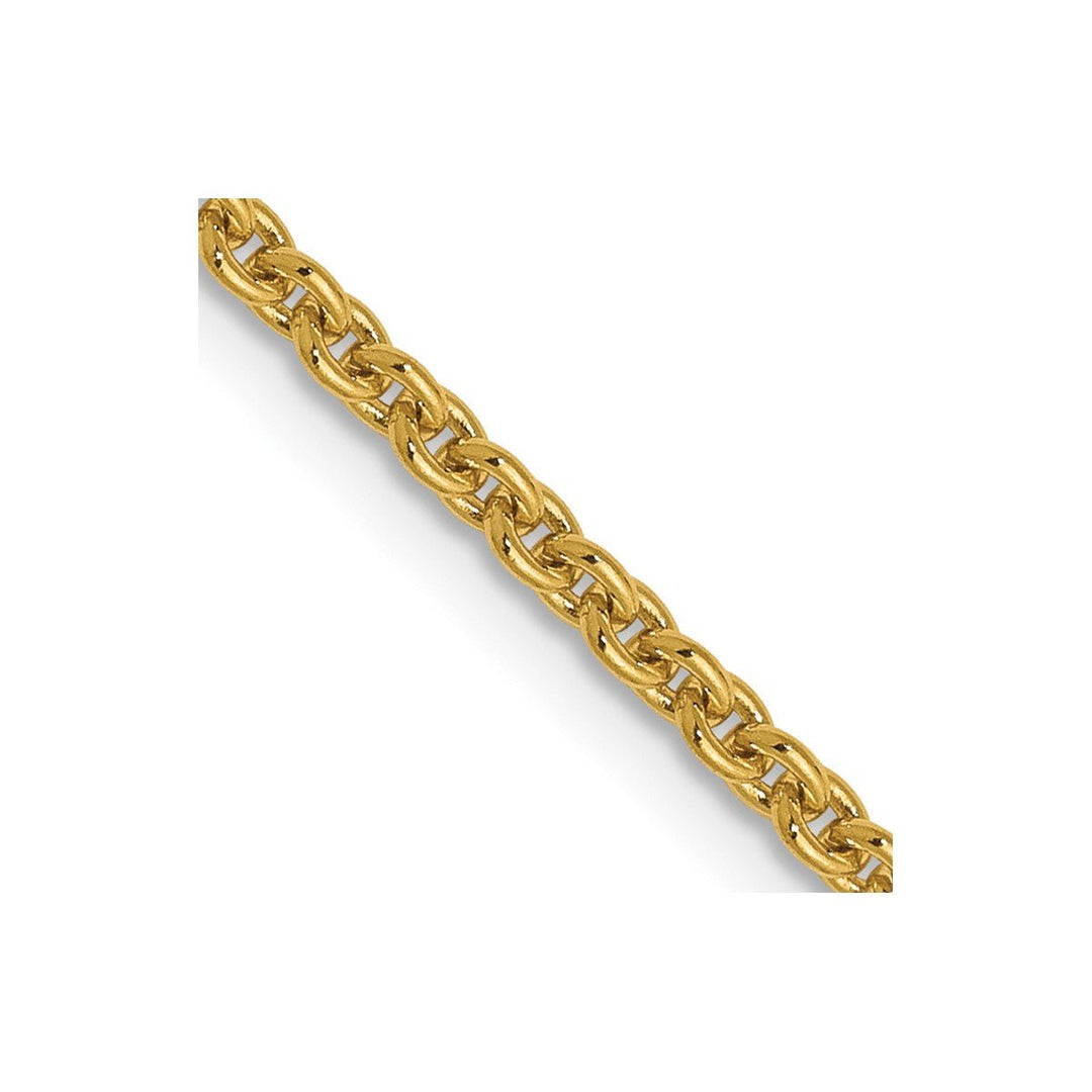 Gold 1.95mm Cable Chain, 20"