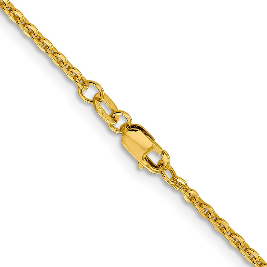 Gold 1.95mm Cable Chain, 20