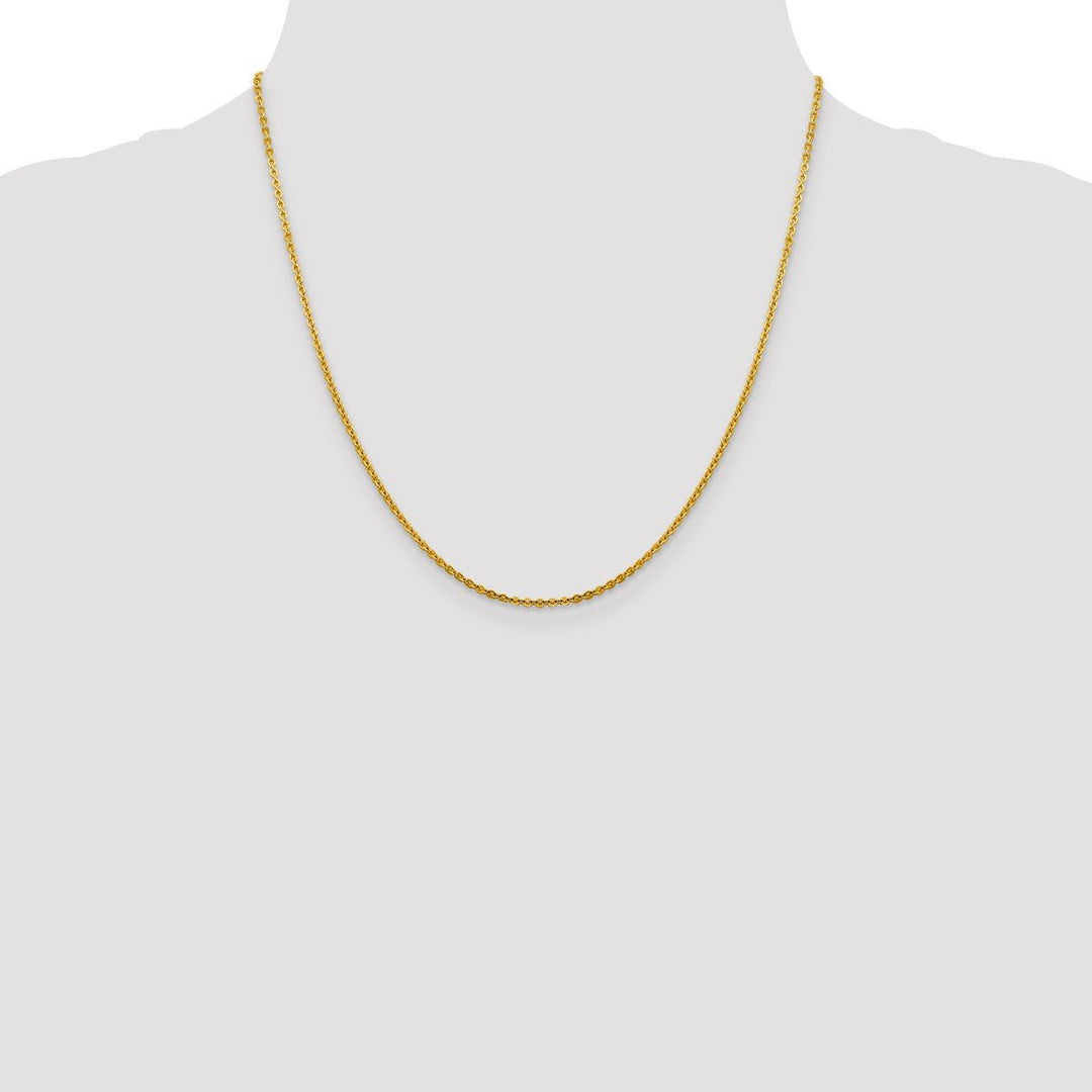 Gold 1.95mm Cable Chain, 20