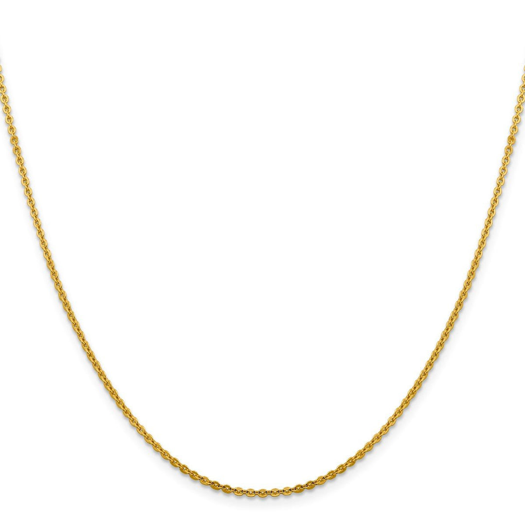 Gold 1.95mm Cable Chain, 24