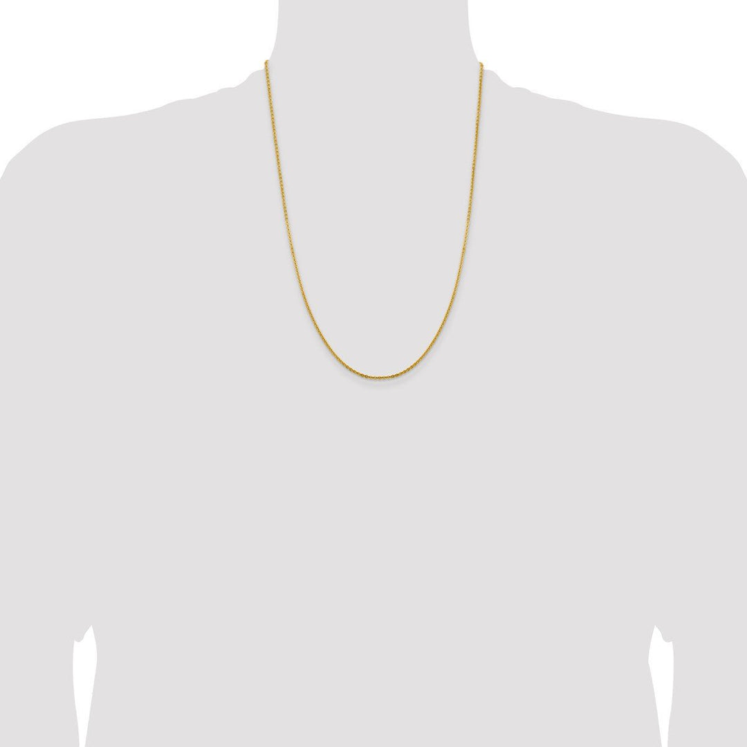 Gold 1.95mm Cable Chain, 24