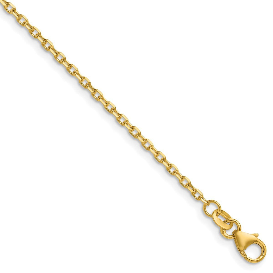 Gold 1.9mm Cable Chain, 22"