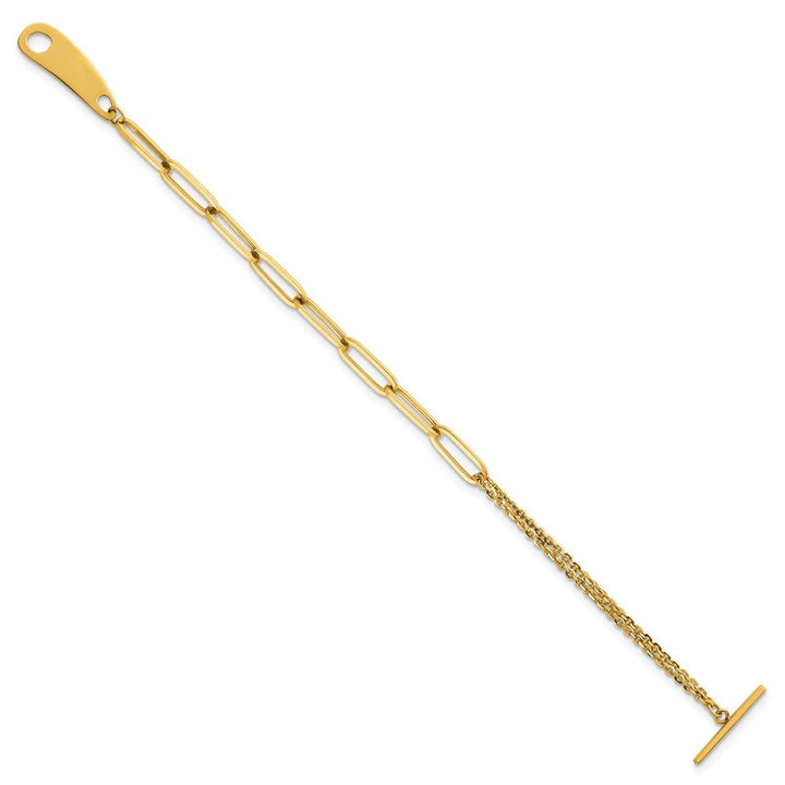 Gold 1.9mm Paperclip Bracelet, 7.5" - Bracelet - Design Jewellers Edmonton