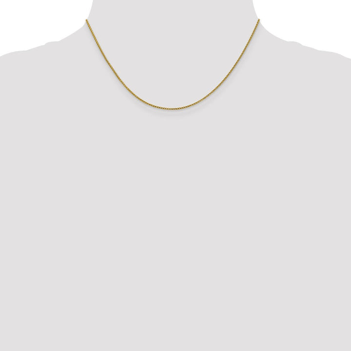 Gold 1mm Franco Chain, 16" - Chain - Design Jewellers Edmonton