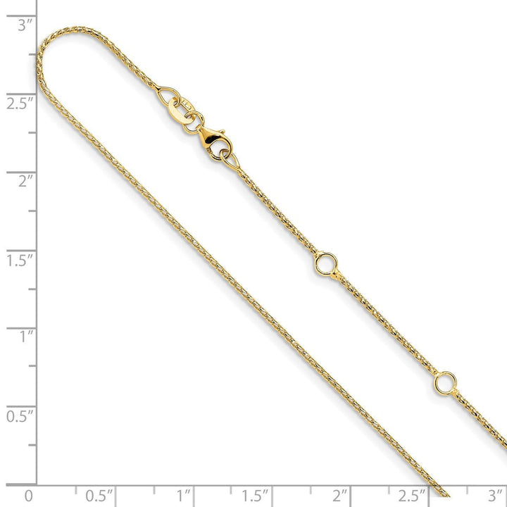 Gold 1mm Franco Chain, 16" - Chain - Design Jewellers Edmonton