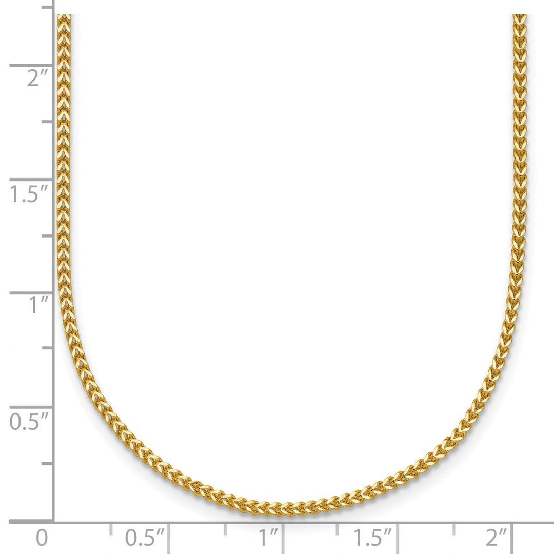 Gold 1mm Franco Chain, 16