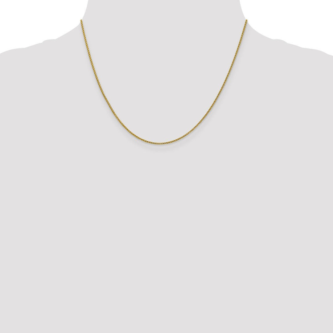 Gold 1mm Franco Chain, 18