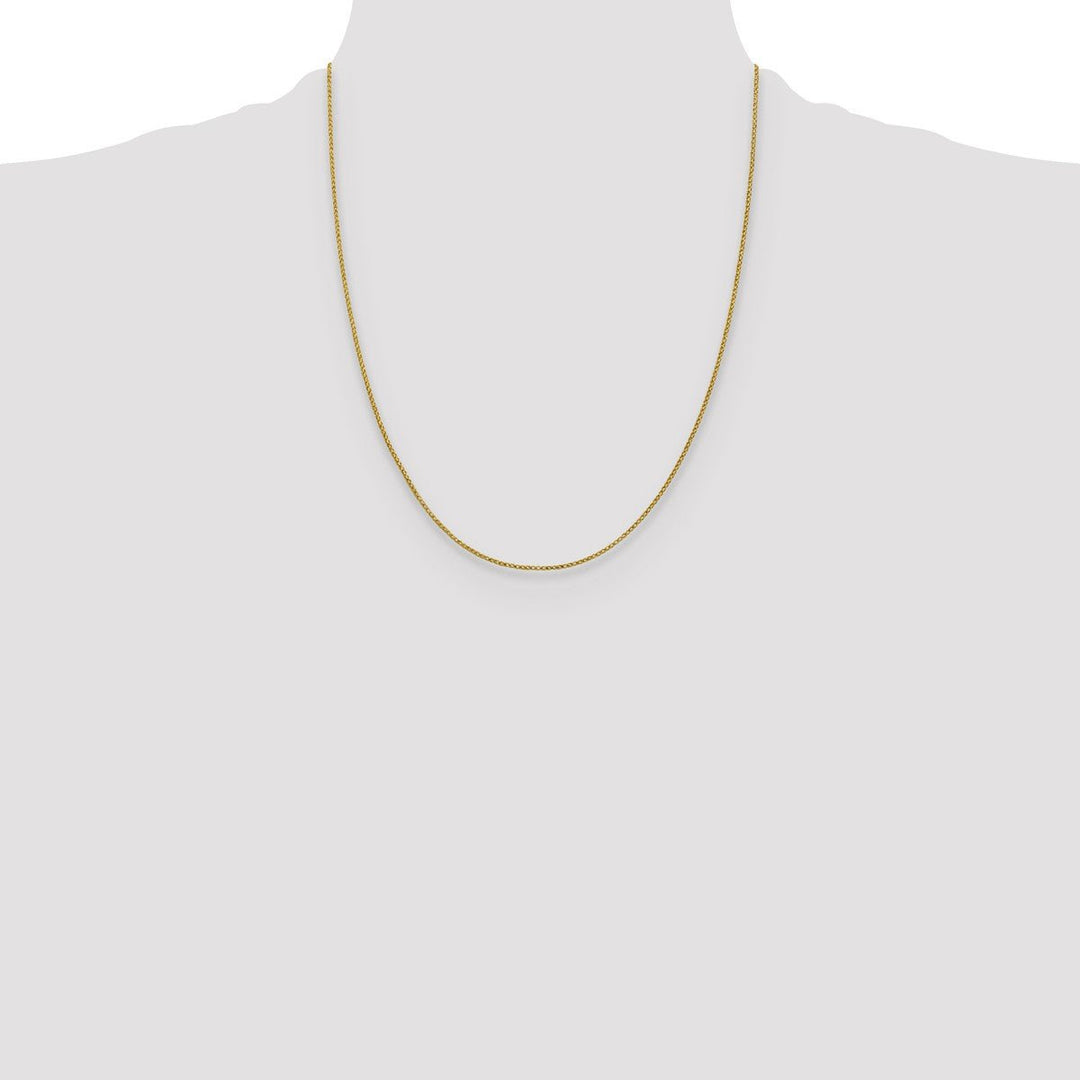 Gold 1mm Franco Chain, 22