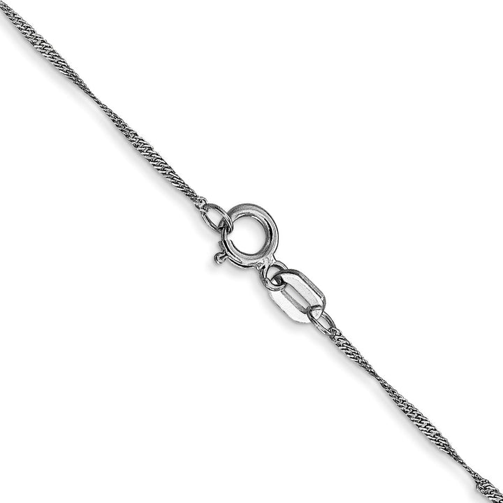Gold 1mm Singapore Chain, 18" - Chain - Design Jewellers Edmonton