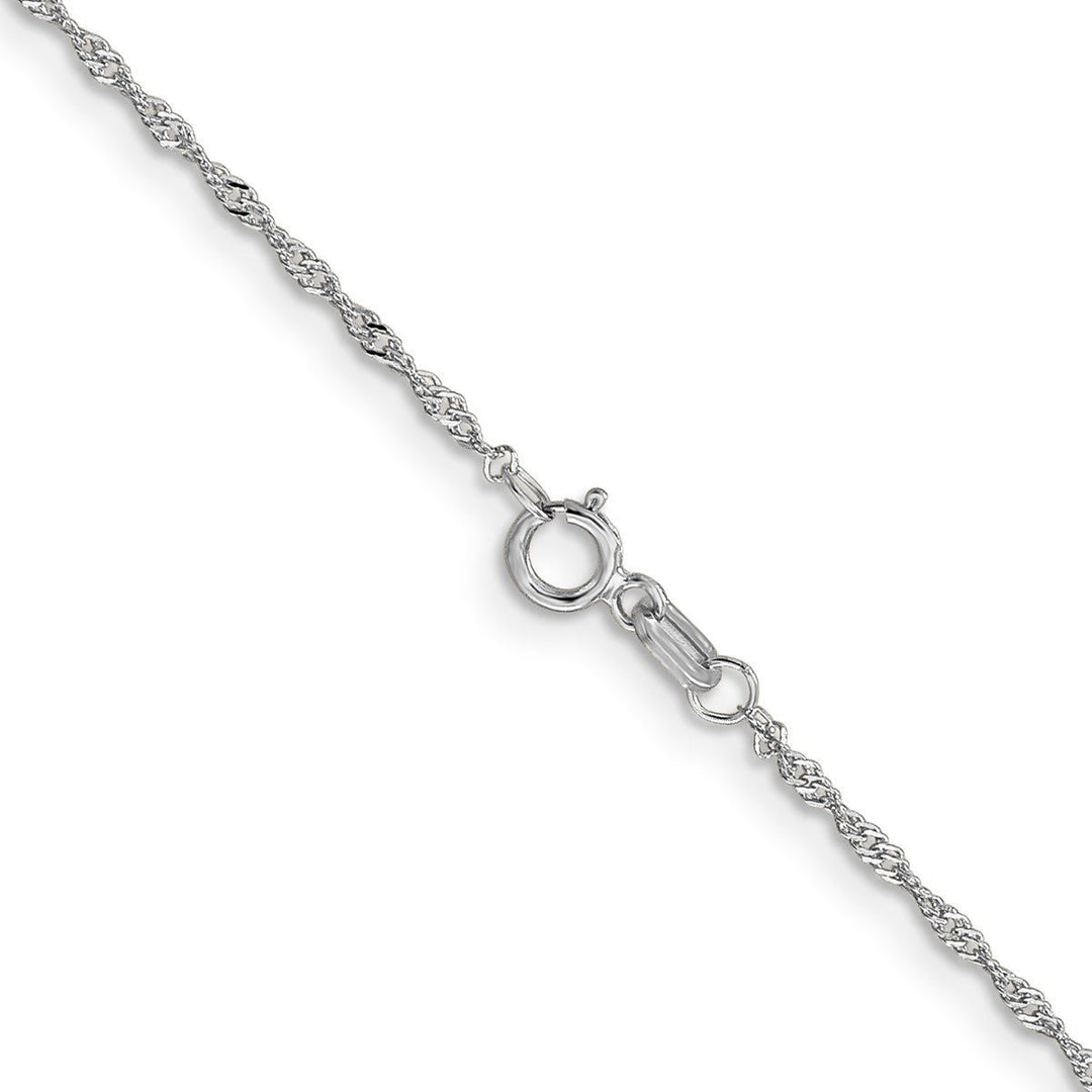 Gold 1mm Singapore Chain, 18