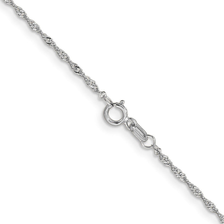 Gold 1mm Singapore Chain, 18" - Chain - Design Jewellers Edmonton