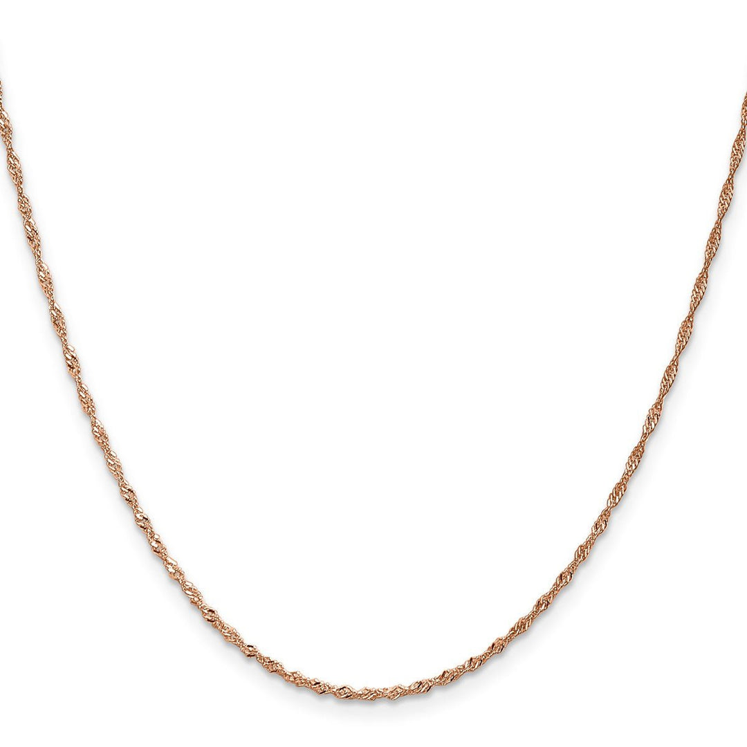 Gold 1mm Singapore Chain, 20