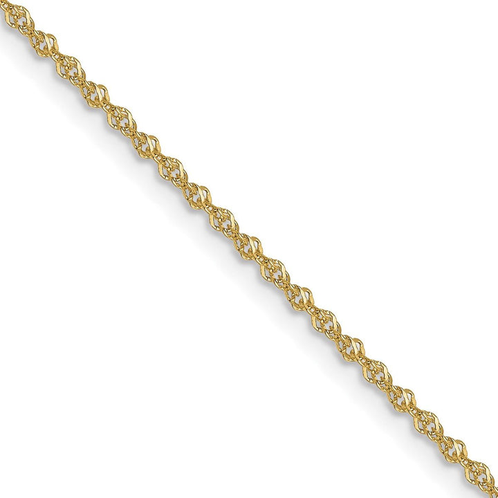 Gold 1mm Singapore Chain, 22" - Chain - Design Jewellers Edmonton