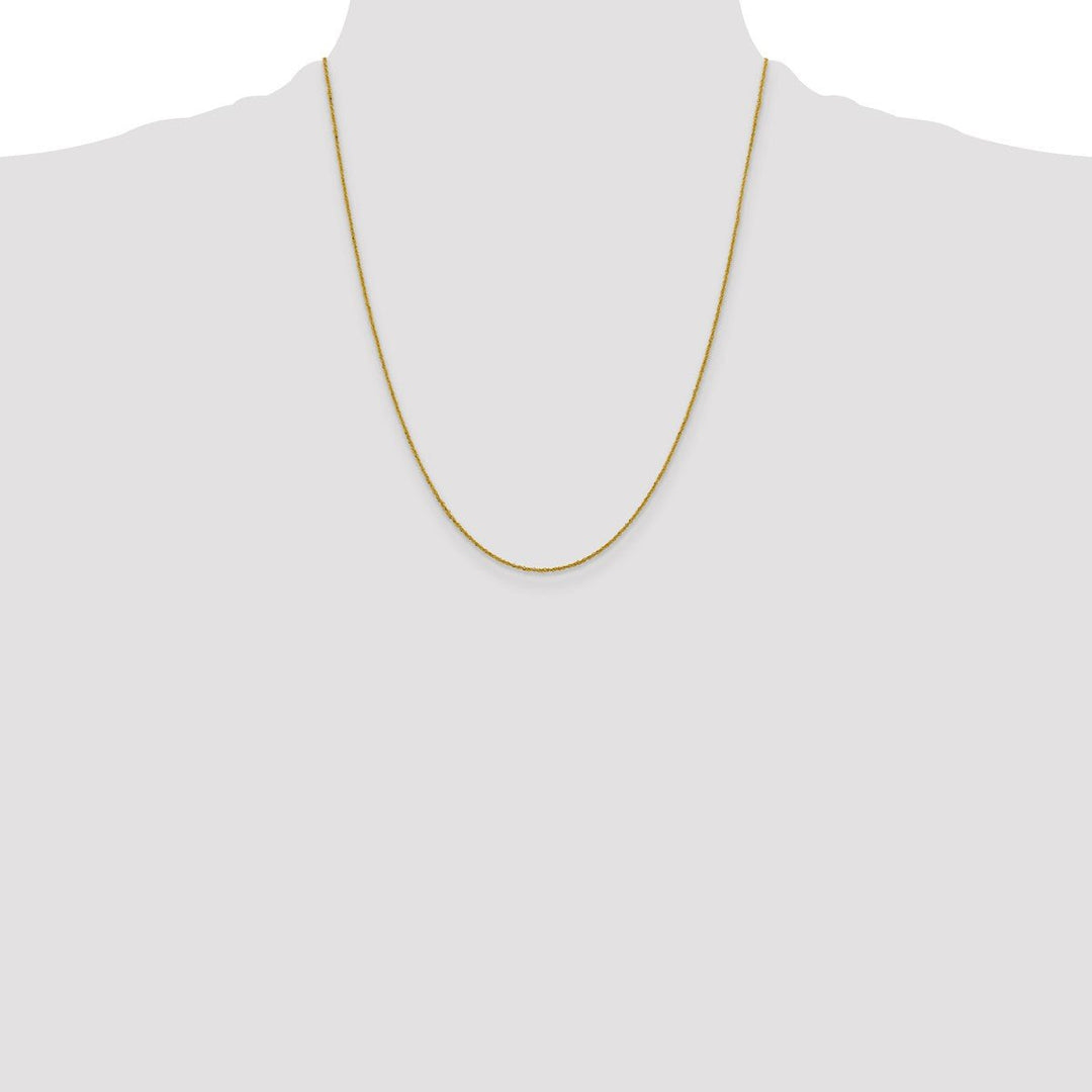 Gold 1mm Singapore Chain, 22