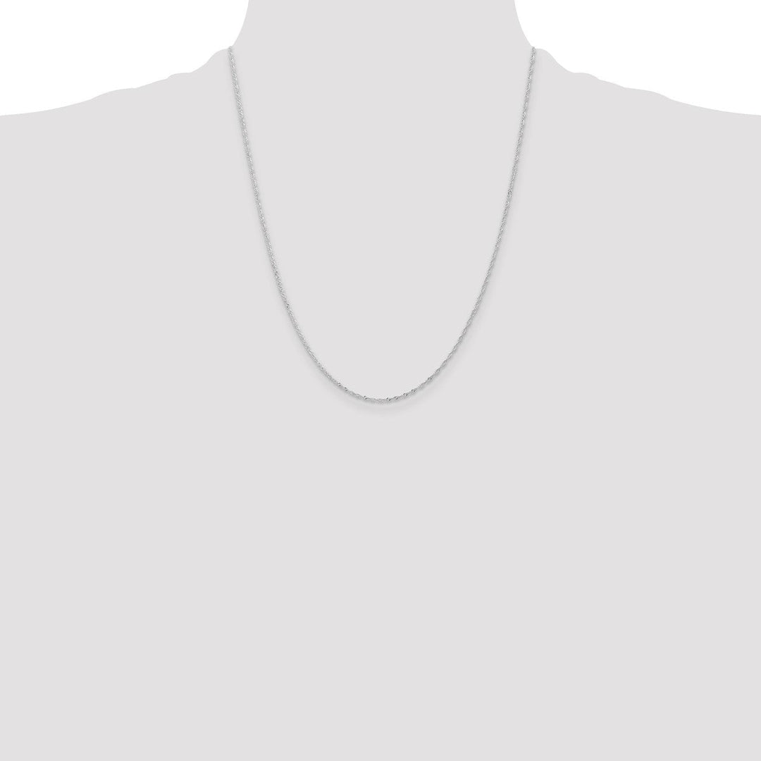 Gold 1mm Singapore Chain, 22