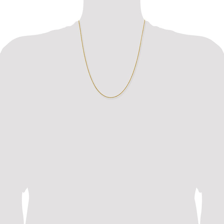 Gold 1mm Singapore Chain, 22" - Chain - Design Jewellers Edmonton