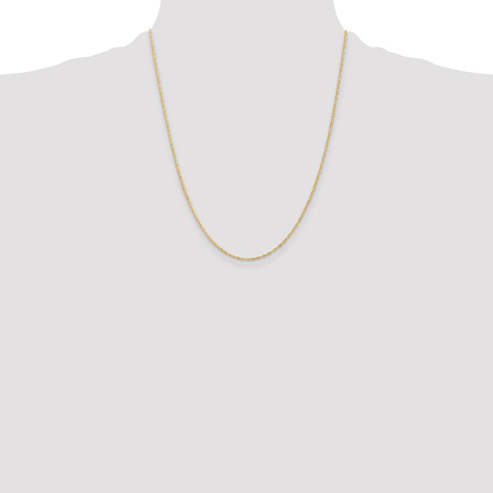 Gold 1mm Singapore Chain, 22" - Chain - Design Jewellers Edmonton